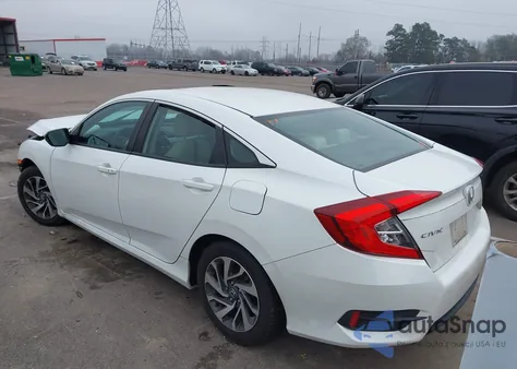 2016 Honda Civic Ex из США, поврежденный, VIN 19XFC2F71GE061263